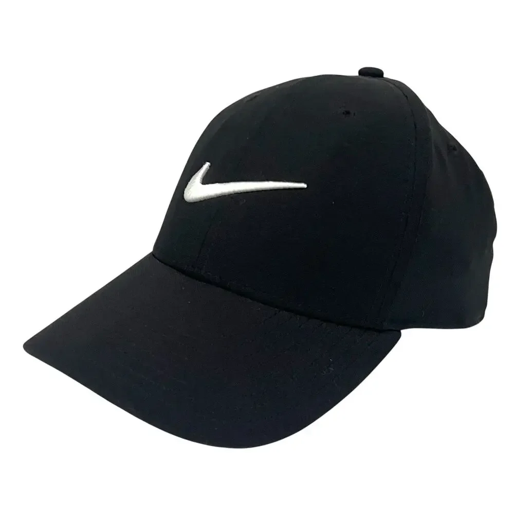 Nike Ole Miss Hat Black Legacy91 Swoosh Logo Red Side Embroidered Adjustable